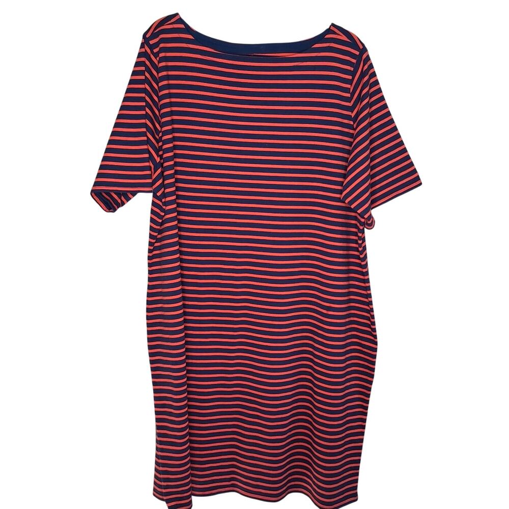 Ladies Universal Standard Belle Breton Striped Jersey Dress Size XL (26-28)